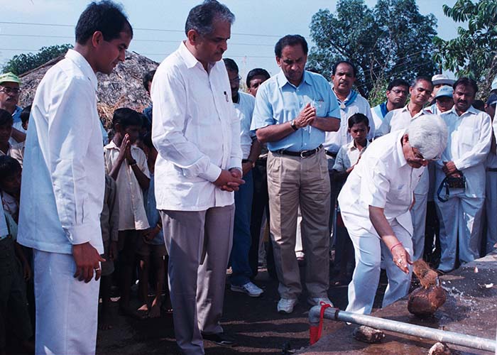Sri Sathya Sai water project at Kombaltekdi, Maharashtra and Goa